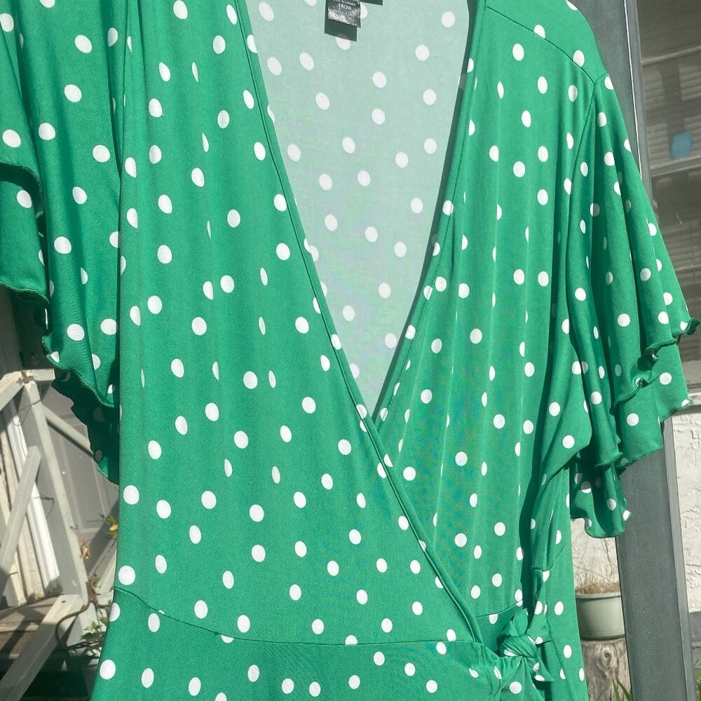Polka- Dot Wrap Dress